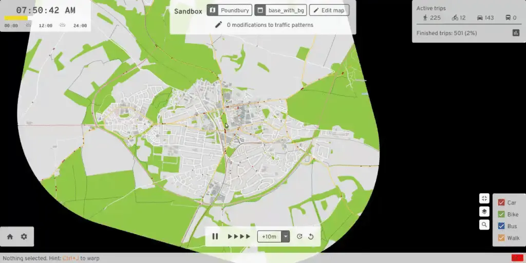 Traffic simulator